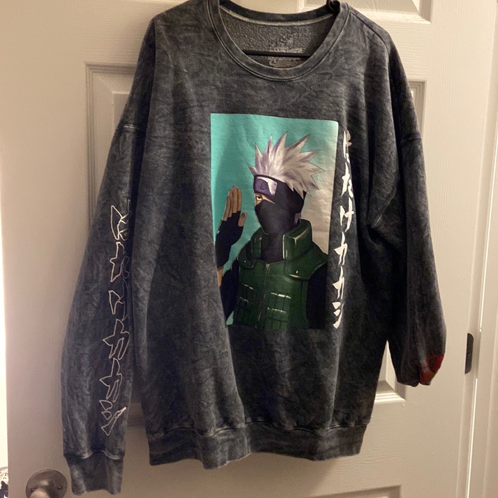 Naruto Shippuden Kakashi sweater size 3x